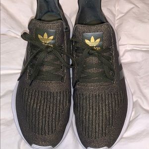 Adidas 11 green Sparkle Shoes